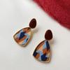 Niche Design Red Stud Earrings Women'S High-End Temperament Earrings Earrings