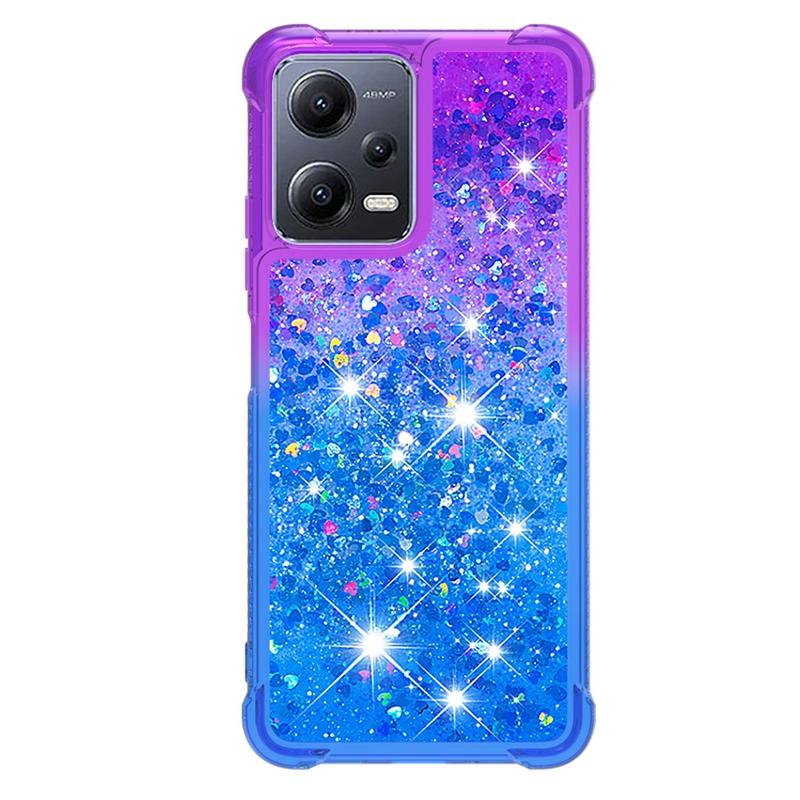 Чехол Redmi Note 12 Pro Для Funda Xiaomi Redmi Note 12 Pro Чехол Динамический Жидкий Чехол с Блестками на Redmi Note12 12Pro Чехлы для Телефонов