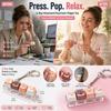 Keyboard Stress Relief Clicker Mechanical Creative Dog Keychain  Children Adults