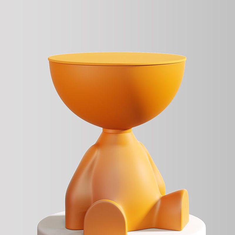 Легкий роскошный мультяшный диван-стол с краем, креативный журнальный столик с плоским изголовьем, небольшой бытовой пластиковый журнальный столик, мебель, приставной столик