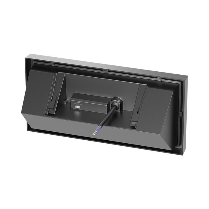 Applique LED extérieur Braytron 20W 2000lm 3en1 Noir IP65