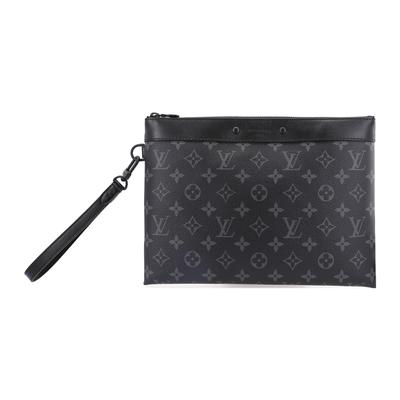 Клатч To-Go Classic Monogram на молнии Унисекс Клатч Серый Черный M81569