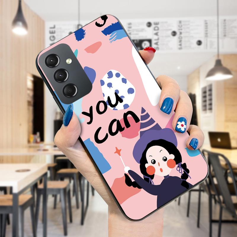 Чехол для телефона с рисунком, противоударный, мягкий силиконовый защитный чехол из ТПУ для телефона Samsung, чехол