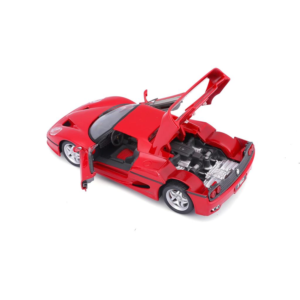 BURAGO Ferrari F50 (Red) 1/24 Scale Diecast Model Car [Imported]