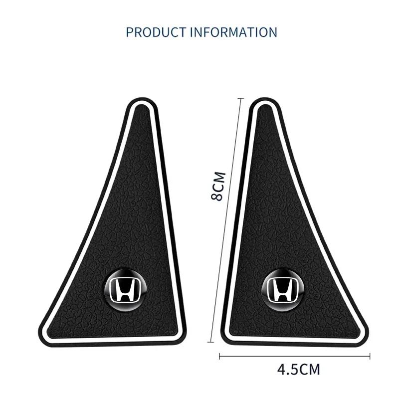 fxcp3 2pcs Car Door Corner Anti Collision Protector Bumper Sticker For Honda Fit Insight Type S R VTEC DOHC Modulo Vezel Legend RR Si