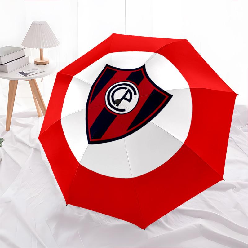 Зонт-автомат с узором Club Olimpia, портативный и складной дизайн, 8 спиц, рождественский или день рождения подарок.