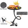 with Clamp Car Cup Holder Tray 360° Swivel Arm Car Tray Table Drink Stand  Mobile Phone Holder