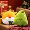 Рождественский подарок плюшевая игрушка кукла Санта Клаус снеговик лось декоративная подушка тряпичная кукла рождественский подарок