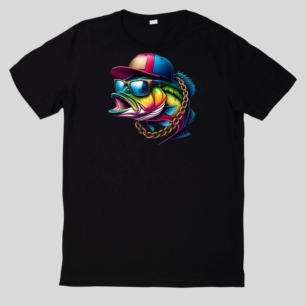 T-Shirt Aquarell Lustiges Bassangeln
