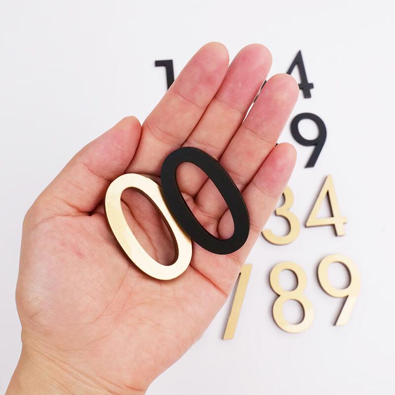 Haisidick 3D Acrylic Number Stickers Set