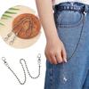 Women Ball Metal For Jeans Pants Wallet Belt Chain Trousers Chain Men Key Ring Keychain