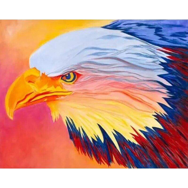 Новый 5D DIY алмазная живопись голова орла Алмазная вышивка животных вышивка крестиком полная круглая дрель домашний декор ручной художественный подарок