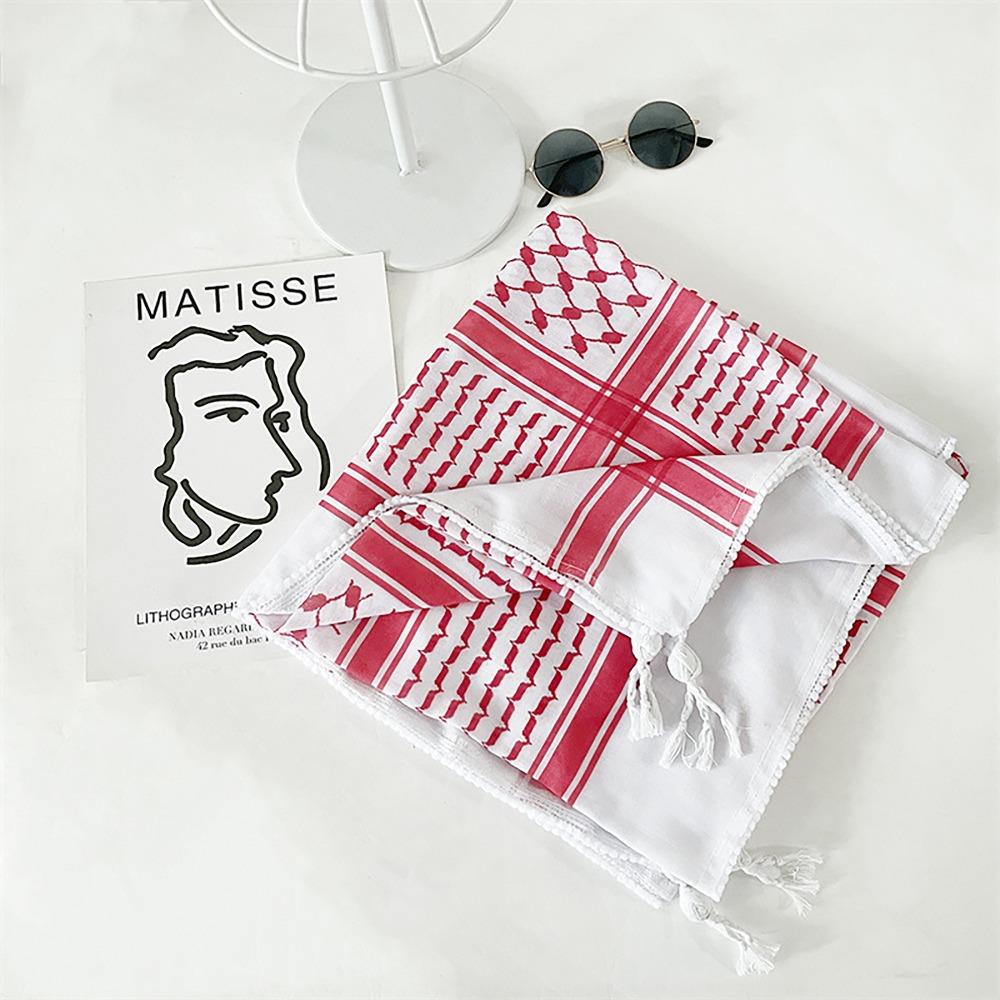 Платок-шарф с принтом, ветрозащитный, хлопковый платок на голову для мужчин и женщин, для пеших прогулок