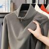 Мужская плотная толстовка с воротником-молнией из гранулированного флиса, утепленная теплая кофта с длинным рукавом для осени/зимы