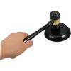 Auction Hammer Wooden Tool for Carpenters - Reusable Black Plaster Burning Piston Judge Hammer, 1 Set