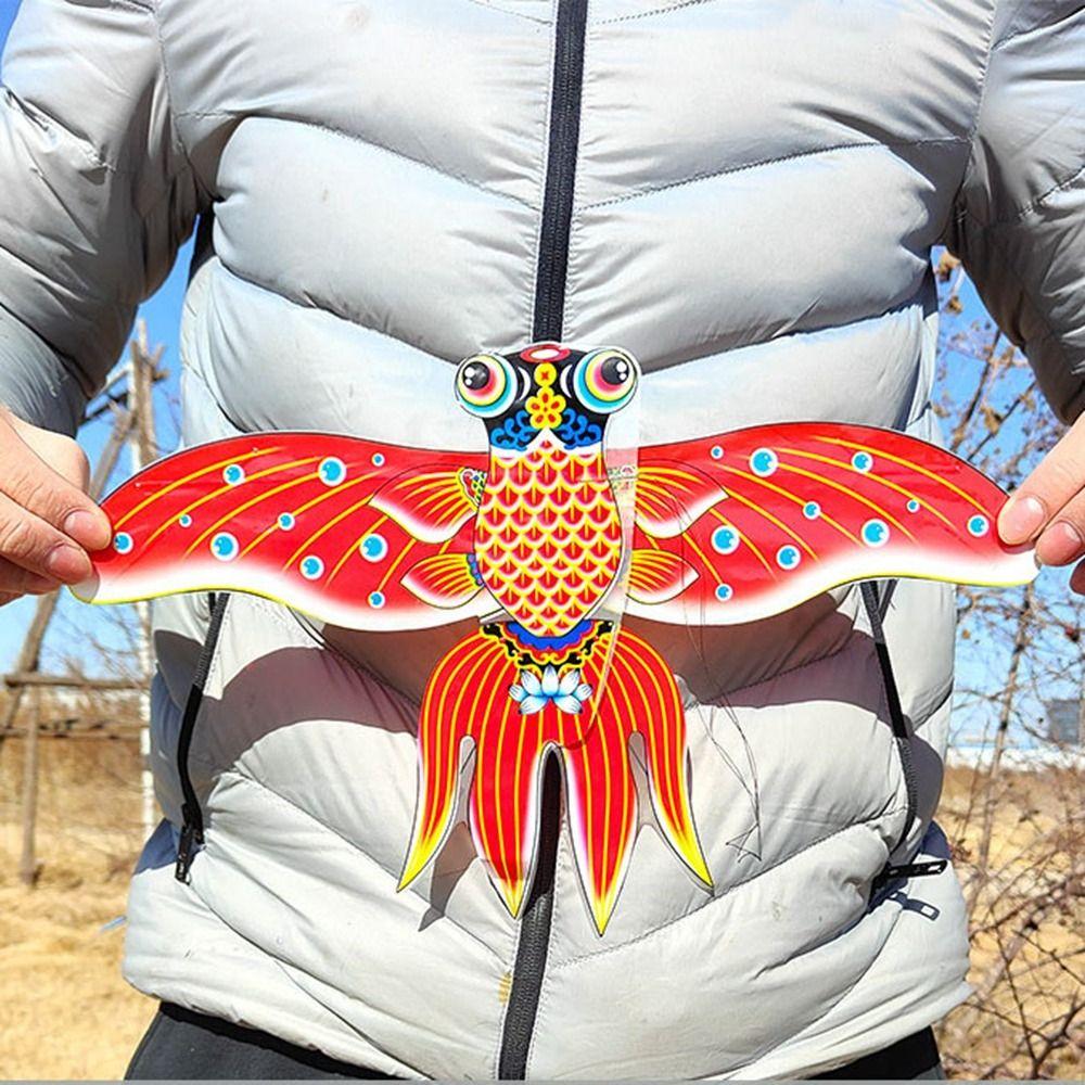 New DIY Toy Cartoon 35cm Large Eagle Kites Flying Bird Kites Plastic Eagle Kite