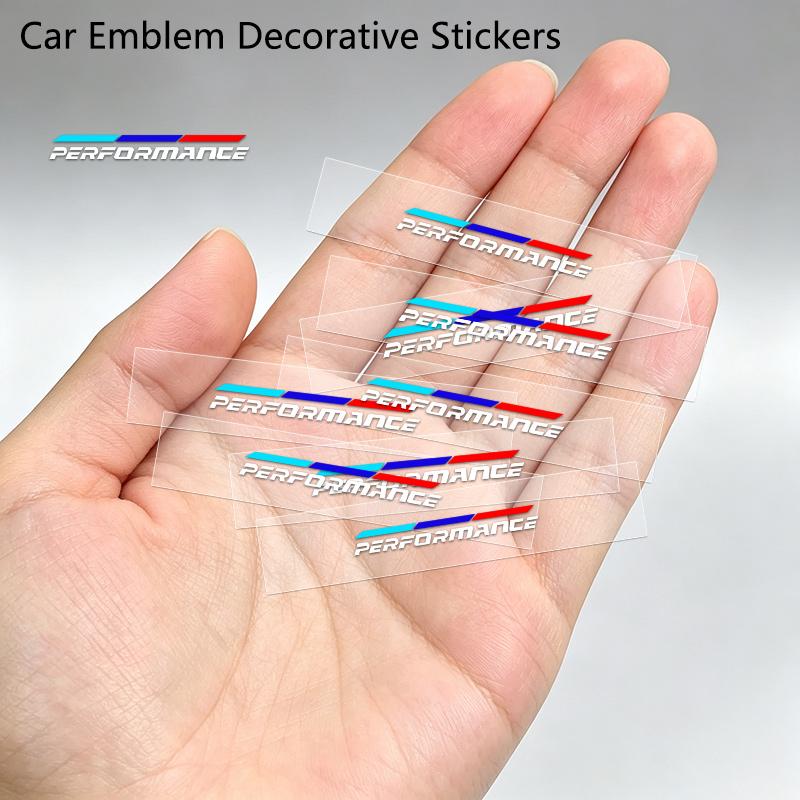 2026 Hot Car Emblem Sticker For BMW Performance M Power I3 G08 F15 F16 G20 E34 F94 F95 G30 G11 G12 E36 interior sticker Auto Accessories CVB3