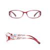 PC Elderly Reading Eyewear Flower Printed Anti Blu-ray Eyewear Folding Presbyopic Glasses  Outdoor