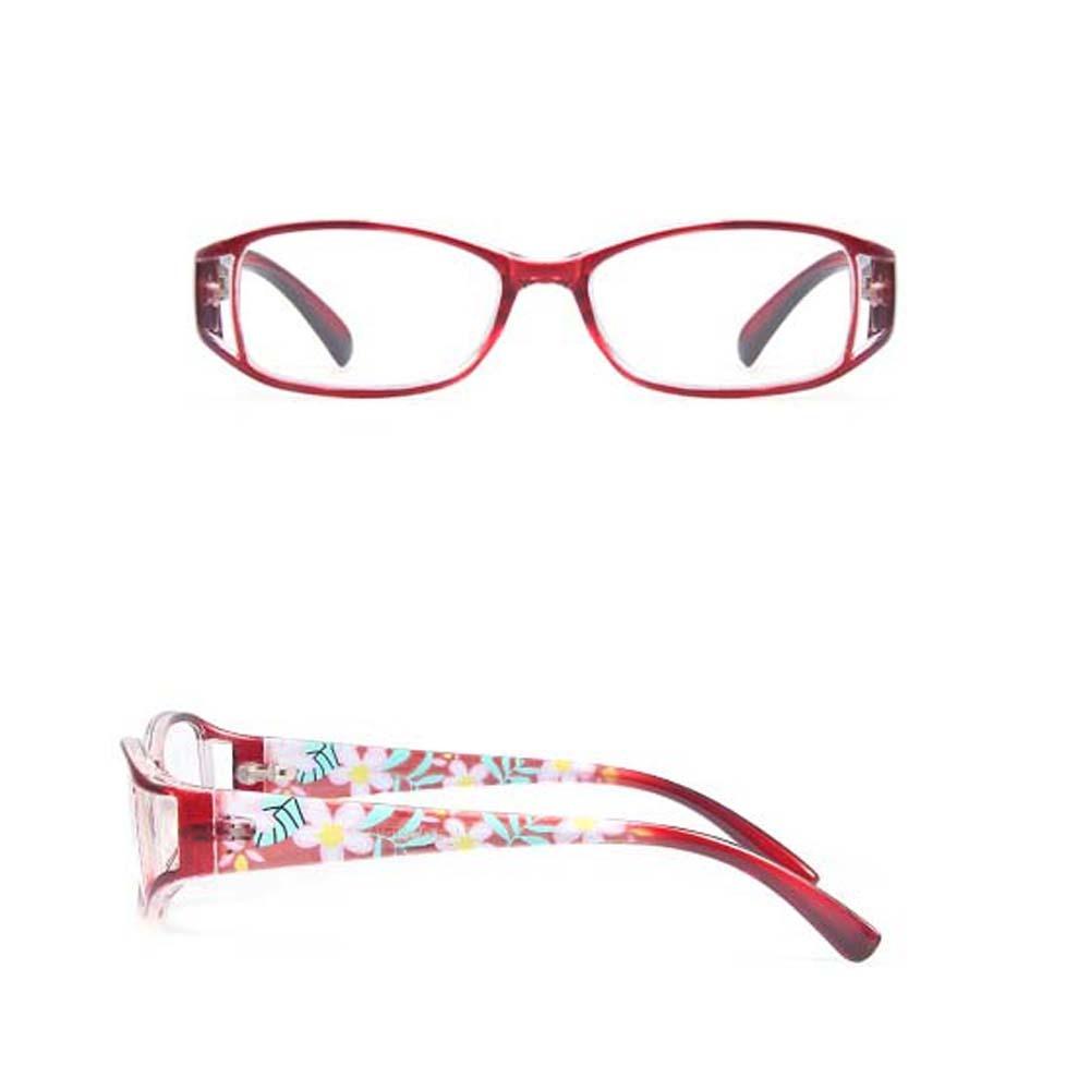 PC Elderly Reading Eyewear Flower Printed Anti Blu-ray Eyewear Folding Presbyopic Glasses Outdoor
