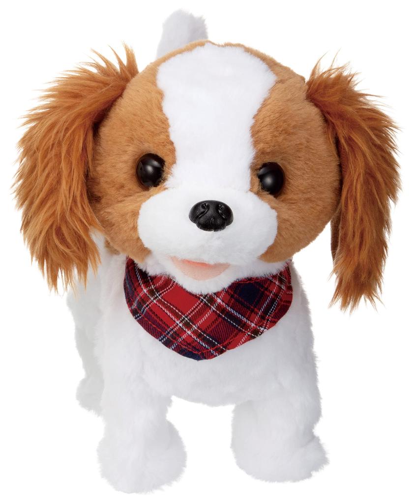 IWAYA Hug Touch Spoiled Spaniel Plush Toy with Touch and Cuddle Sleep and W160 X H2445 X D260mm & Battery-Operated Sensors, Function, Music, Sounds,