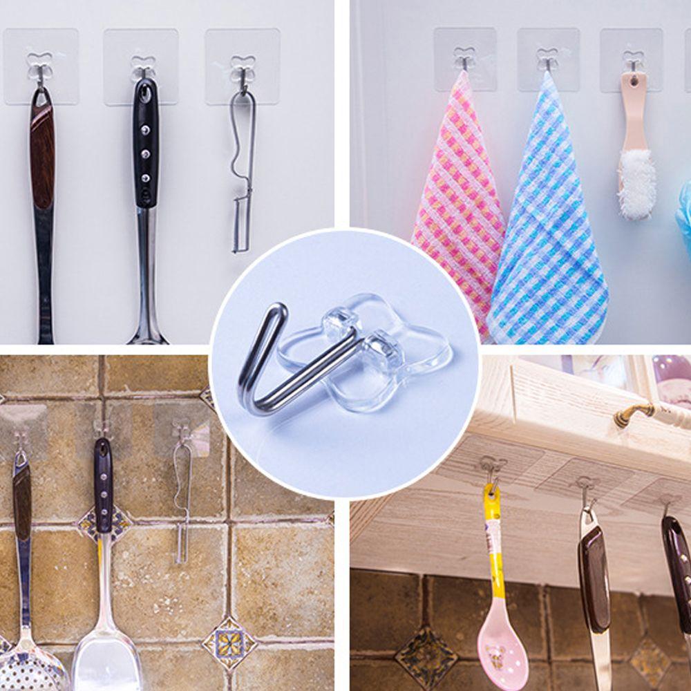 Kitchen Holder Household Storage Hanger Traceless Hooks Wall Rack Seamless Adhesive Hook
