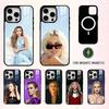 КРУТЫЙ Чехол для телефона Miley Cyrus Для iPhone17,16,15,14,13,12,11 Plus,Pro Max Магнитный Для Magsafe Беспроводной Зарядки