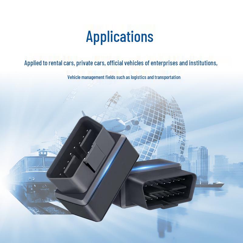 Умный 2G/4G OBD GPS-трекер для автомобиля с сигнализацией от угона в реальном времени