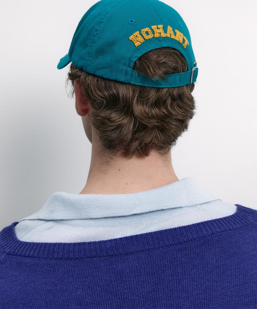 NOHANT Layered V-Neck Collar Knit Blue