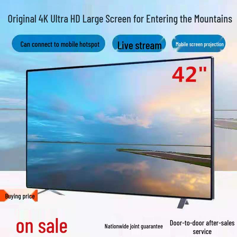 4K Smart LCD TV - Available in 32, 42, 43, 50, 55, 60, and 65-inch Models