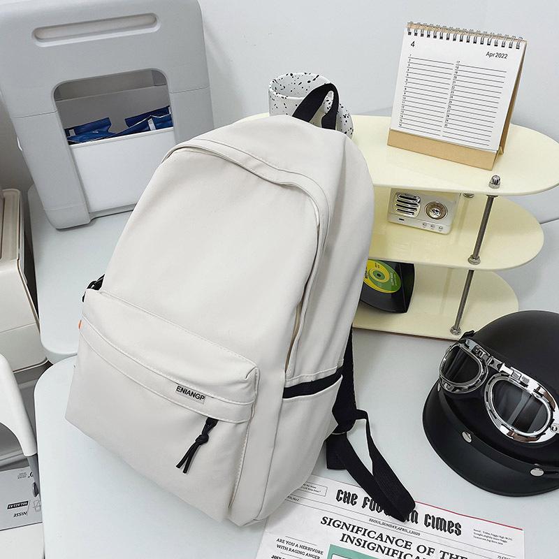 Backpack Men'S Japanese Simple Large Capacity Travel Backpack Women'S Leisure Trend College Student School Bag