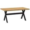 VidaXL Dining Table NOAIN X-shaped Legs 160x90x75cm Solid Pine, Dining Table, Dinner Table, Table of 4100043