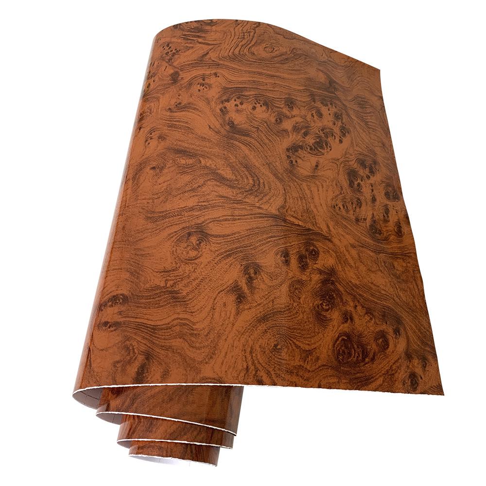 Премиальная глянцевая пленка для интерьера с текстурой корня дерева: Наклейка для модификации центральной консоли