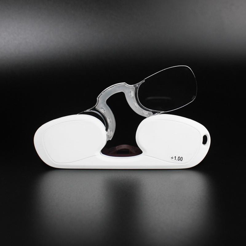 Ultra Reading Thin Glasses Nose Resting Pinching Readers Universal Pod Case