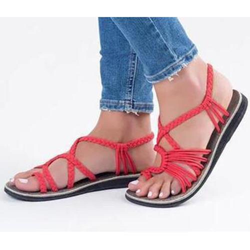 Женские сандалии Flip Flop Лето 2024 Женские туфли на плоской подошве с перекрестными ремешками Женские повседневные женские швейные мужские пляжные туфли большого размера 44