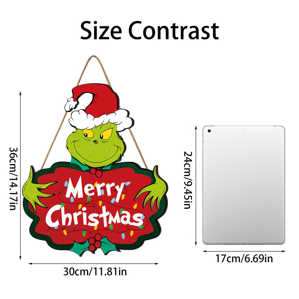 Christmas Decorations Indoor Home Decor Wooden Merry Christmas Sign Gnome Hanging Christmas Decorations For Christmas Tree Wall Door Home Decorations