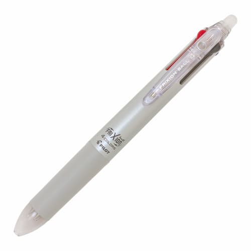 Pilot 4-color Ballpoint Pen Frixion Ball 4 Slim 0.38mm [Gradient Silver] LKFB-80U