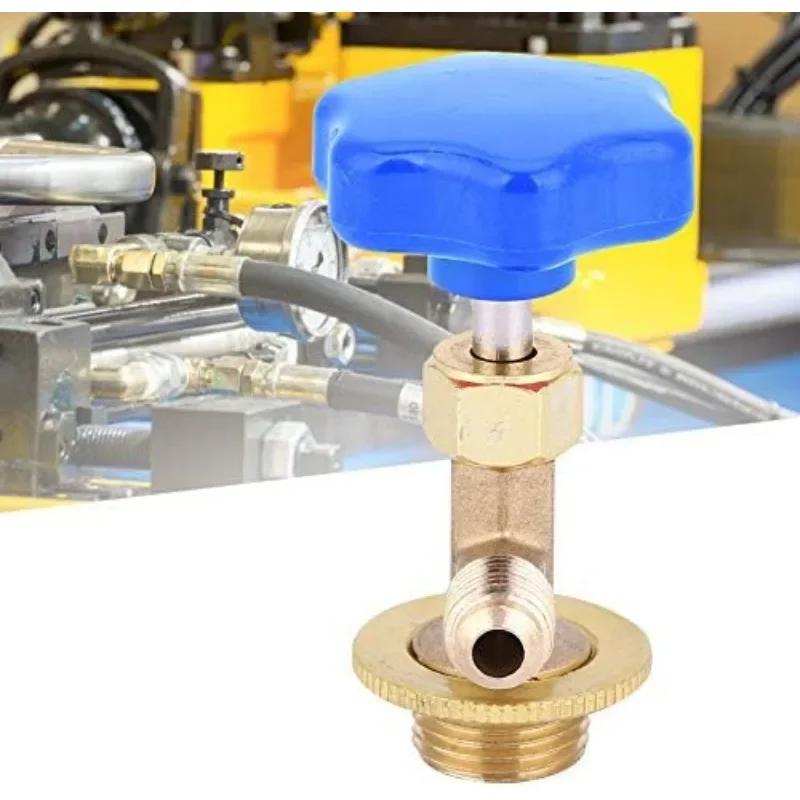 Открывалка для бутылок с хладагентом Кондиционер Клапан для крана для хладагента Инструмент для открывания бутылок Латунный дозирующий клапан R410 D4L5