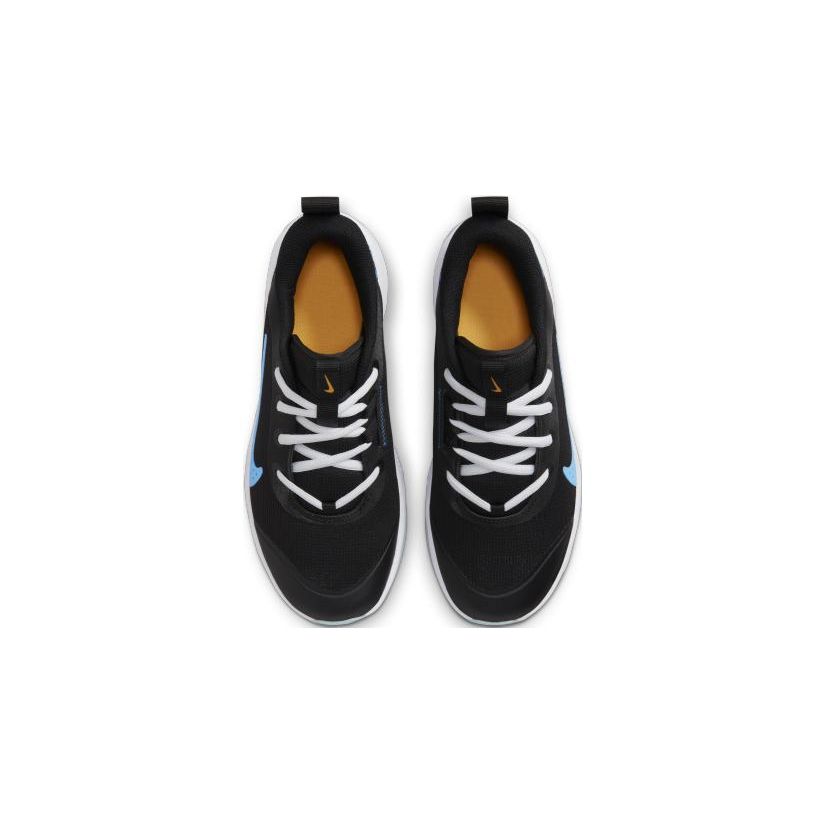 Nike Omni Multi-Court GS Black Blue Lightning Kids Sneakers Ocean-Bliss Racer-Blue DM9027-005