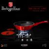 Wok z powłoką granitową 28cm BERLINGER HAUS Metallic Line Burgundy BH-1267-N