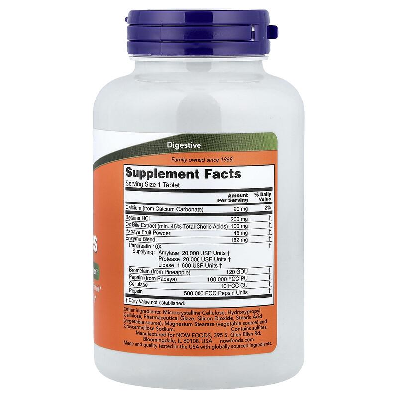 Super Enzymes, 180 Tablets