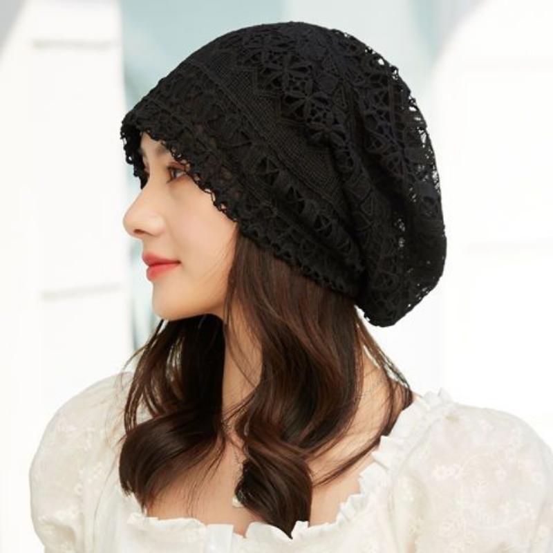 Женская тонкая полая хлопковая шапка, женская вязаная крючком шапка, тканая шерстяная шапка, повязка на голову, вязаная шапка