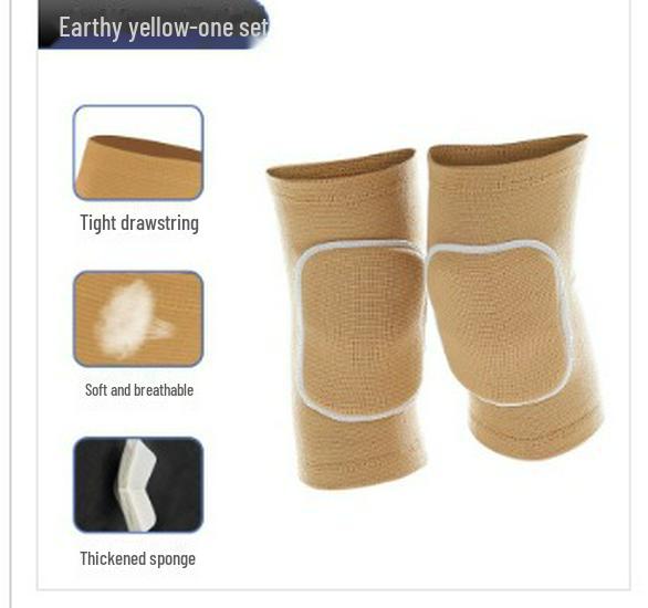 Женские танцевальные наколенники: Утолщенная губчатая защита для волейбола, защиты от падений и йоги.