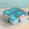 Lunch Set Heat Container 1 Resistance Meal Preservation Dustproof Convenient Smooth Opening Lunch Case Office Supply