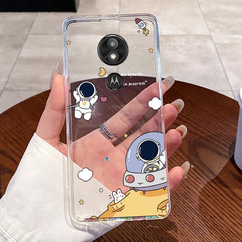 Casing For Motorola Moto E5 Play / E5 Plus Case Aesthetic Fashion Cute Cat Soft Silicone Back Cover Transparent TPU Phone Case
