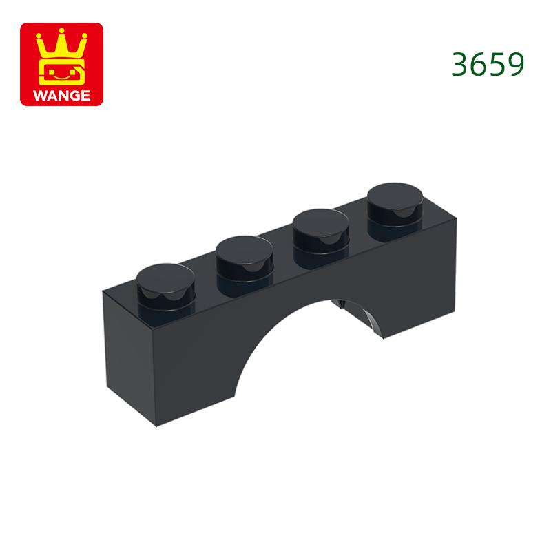 Нетоксичные 81 шт./лот 3659 1x4x2 Плоские арочные строительные блоки Moc Строительные аксессуары Детали Совместимые с Кирпичами Детские игрушки Подарок