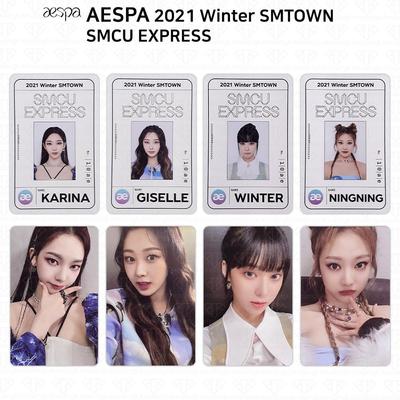 Зима SMTOWN SMCU Express Photocard Passcard 2021 KPOP K-POP
