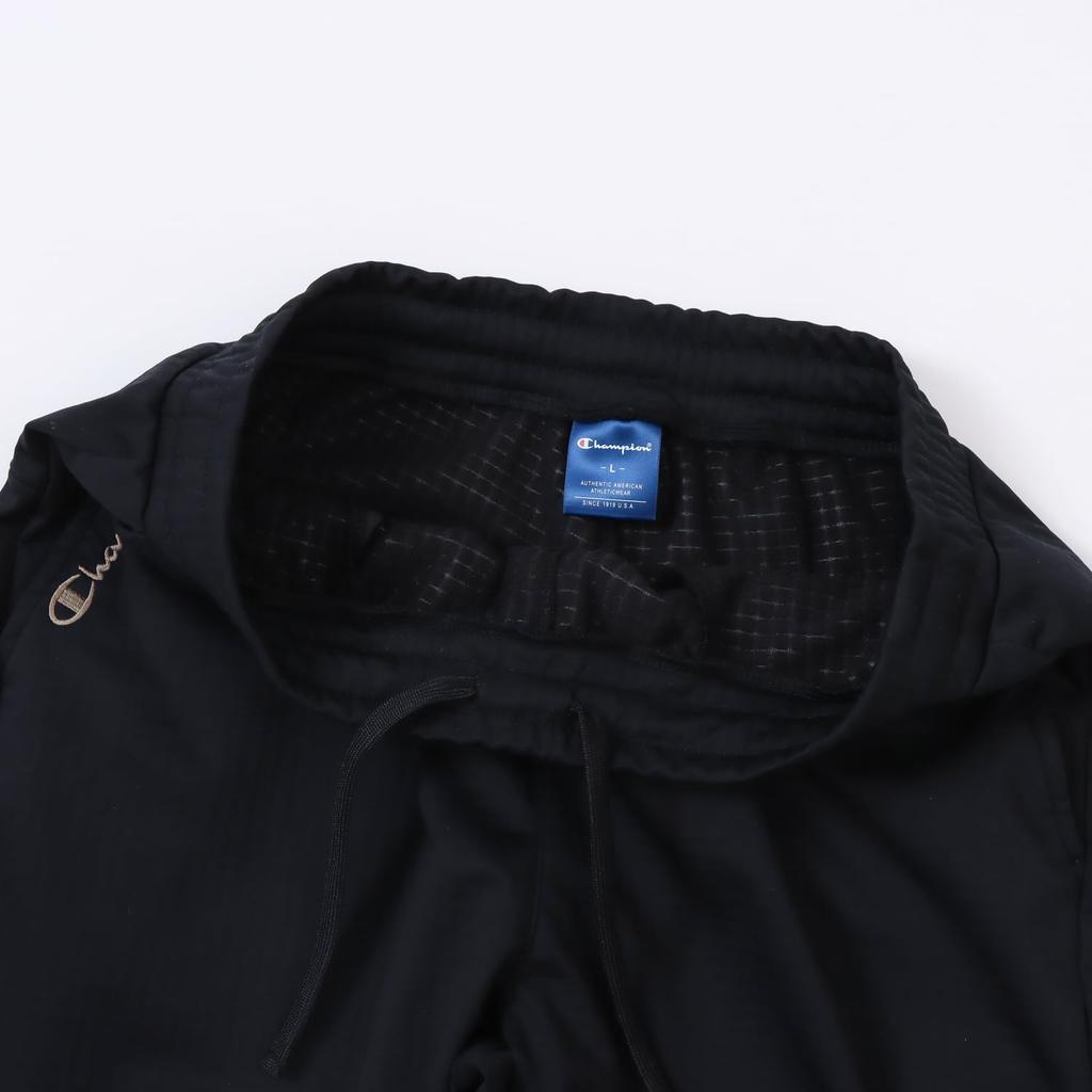 Champion Лонг с вышивкой для базовых видов спорта и брюки, стрейч, теплый, водоотталкивающий, ветрозащитный, с логотипом, для тренировок, C3-CS211-090-XL