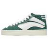 Li Ning We Wo 180 VNTG Comfortable Versatile Casual Slip Resistant Durable Mid Top Skate Shoes Men Skate Shoes Green White AECT051-2
