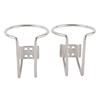 2X Cup Stainless Steel Boat Drink Holder Truck Ring Holders Car Marine Rv