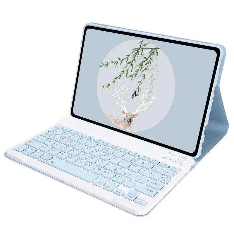 Bluetooth-клавиатура для Xiaomi Redmi Pad SE, кожаный чехол-подставка для Xiaomi 5/6 Pro Redmi Pad 10,6, чехол, 11 дюймов, силиконовый противоударный защитный чехол